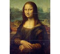 Artery8 Da Vinci Mona Lisa Painting XL Giant Panel Poster (8 Sections)