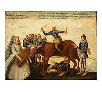 Artery8 Dairy Cow Dutch Provinces Revolting Against Spanish Unframed Wall Art Print Poster Home Decor Premium