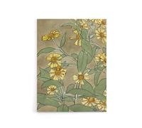Artery8 Daisies with Yellow Petals Canvas Wall Art Print Overbeck | Size: W12" x H16" Artery8 Multicolor W12" x H16"