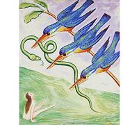 Artery8 Dardel Den Bortrovade Ormen Absducted Snake Painting Large Wall Art Poster Print Thick Paper 18X24 Inch