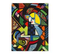 Artery8 Daughter in a Rocker Henry Lyman Sayen Wall Art Poster Print | Size: W24" x H32" Artery8 Multicolor W24" x H32"