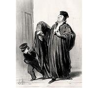 Artery8 Daumier It'S True You Lost Your Lawsuit Art Print Canvas Premium Wall Decor Poster Mural