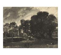 Artery8 David Lucas East Bergholt Suffolk 1832 Painting Premium Wall Art Canvas Print 18X24 Inch