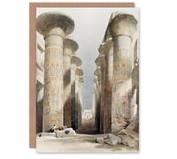 Artery8 David Roberts Art Card Great Hall at Karnak Temple