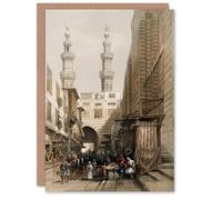 Artery8 David Roberts Art Card Metwaleys Minarets and Grand Entrance