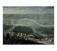 Artery8 De Hondt Troops Of Louis XIV At Schenkenschans Large Wall Art Poster Print Thick Paper 18X24 Inch