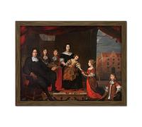 Artery8 De Man Ammunition Officer Van Der Burch Artwork Framed Wall Art Print 18X24 Inch