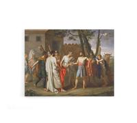 Artery8 De Ribera Cincinnatus Abandons The Plough Canvas Wall Art Print | Size: W12" x H16" Artery8 Multicolor W12" x H16"