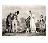 Artery8 Debucourt Little Gentlemen Teenagers Fashion Drawing Large XL Wall Art Canvas Print