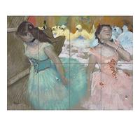 Artery8 Degas Entrance Of The Masked Dancers Drawing XL Giant Panel Poster (8 Sections)