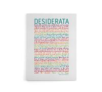 Artery8 Desiderata Poem Quote Rainbow Canvas Wall Art Print | Size: W18" x H24" Artery8 Multicolor W18" x H24"