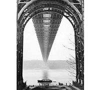 Artery8 Dibbits Washington Bridge Architecture Nyc Photo Art Print Canvas Premium Wall Decor Poster Mural