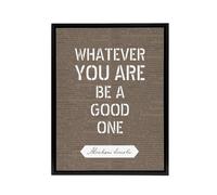 Artery8 Dictionary Page Quote Abraham Lincoln Framed Canvas Wall Art Print in Brown | Size: W24" x H32" Artery8 Brown W24" x H32"