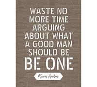 Artery8 Dictionary Quote Marcus Aurelius Good Man Be One Unframed Wall Art Print Poster Home Decor Premium