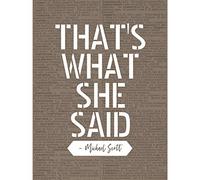 Artery8 Dictionary Quote That's What She Said Michael Scott Large Wall Art Poster Print Thick Paper 18X24 Inch