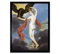 Artery8 Diez Hebe With Jupiter As Eagle Mythology Painting Art Print Framed Poster Wall Decor 12x16 inch