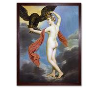 Artery8 Diez Hebe With Jupiter As Eagle Mythology Painting Art Print Framed Poster Wall Decor 12x16 inch