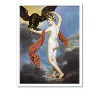Artery8 Diez Hebe With Jupiter As Eagle Mythology Painting Art Print Framed Poster Wall Decor 12x16 inch