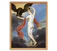 Artery8 Diez Hebe With Jupiter As Eagle Mythology Painting Art Print Framed Poster Wall Decor 12x16 inch