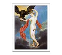 Artery8 Diez Hebe With Jupiter As Eagle Mythology Painting Artwork Framed Wall Art Print 18X24 Inch