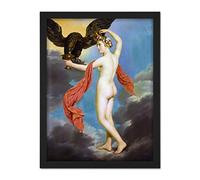 Artery8 Diez Hebe With Jupiter As Eagle Mythology Painting Artwork Framed Wall Art Print 18X24 Inch