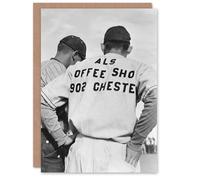 Artery8 Dorothea Lange Art Card Baseball Game Shafter Migrant Camp