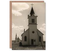 Artery8 Dorothea Lange Personalised Art Card Churches of High Plains South Dakota