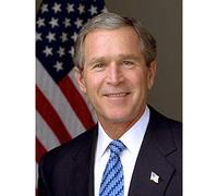 Artery8 Draper Portrait US President George Walker Bush Photo Large Wall Art Poster Print Thick Paper 18X24 Inch