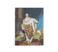 Artery8 Duplessis King Louis XVI Royal Portrait Canvas Wall Art Print | Size: W24" x H32" Artery8 Multicolor W24" x H32"