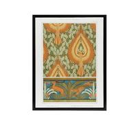 Artery8 Eagle Antelope and Tiger Patterns Framed Canvas Wall Art Print Vintage : Artwork Verneuil 12x16 Dynamic wildlife composition filled with energy, perfect for studies or nature-themed spaces