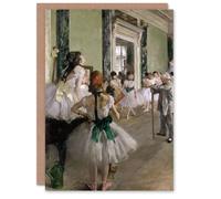 Artery8 Edgar Degas Art Card The Ballet Class Dance Studio