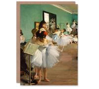 Artery8 Edgar Degas Art Card The Dance Class Ballet Studio