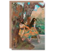 Artery8 Edgar Degas Art Card Young Ballet Dancers On Stage