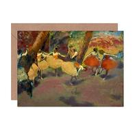 Artery8 Edgar Degas Before The Performance Fine Art Greeting Card Plus Envelope Blank Inside