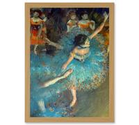 Artery8 Edgar Degas Dancer Painting Ballerina Artwork Framed Wall Art Print A4