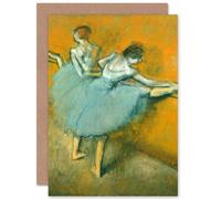 Artery8 Edgar Degas Dancers At The Barre Fine Art Greeting Card Plus Envelope Blank Inside