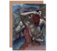Artery8 Edgar Degas Dancers Ballet Fine Art Greeting Card Plus Envelope Blank Inside