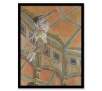 Artery8 Edgar Degas Framed Wall Art Acrobat Miss La La At Cirque Fernando - A3 Size