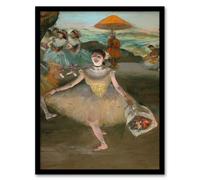 Artery8 Edgar Degas Framed Wall Art Print Dancer with Bouquet Bowing | Size: A3 Artery8 Multicolor A3