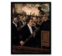 Artery8 Edgar Degas Framed Wall Art Print The Orchestra at the Opera | Size: A4 Artery8 Multicolor A4