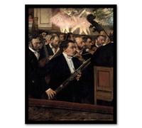 Artery8 Edgar Degas Framed Wall Art Print The Orchestra at the Opera | Size: A4 Artery8 Multicolor A4