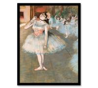 Artery8 Edgar Degas Framed Wall Art Print The Star Ballet Dancer Portrait | Size: A4 Artery8 Multicolor A4