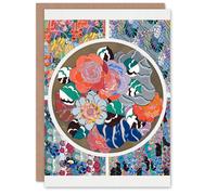 Artery8 Edouard Benedictus Art Card Floral Art Deco Pattern