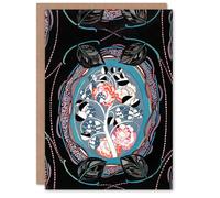 Artery8 Edouard Benedictus Art Card Vintage Floral Motif