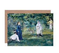 Artery8 Edouard Manet A Game Of Croquet Fine Art Greeting Card Plus Envelope Blank Inside