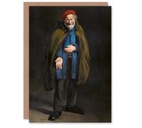 Artery8 Edouard Manet Art Card Beggar with Duffle Coat Philosopher