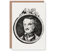 Artery8 Edouard Manet Art Card Edgar Allan Poe Portrait