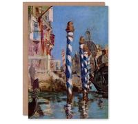 Artery8 Edouard Manet Art Card Grand Canal in Venice Italy