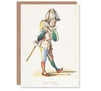 Artery8 Edouard Manet Art Card Polichinelle Clown Portrait