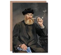 Artery8 Edouard Manet Art Card The Pipe Smoker Portrait